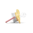 Succhietto con tappo 2 pezzi YELLOW/PINK